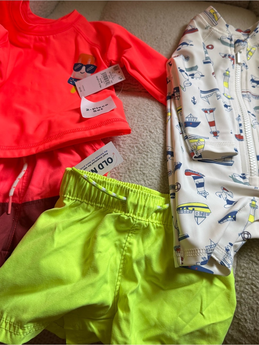 Old Navy Baby Boy Swimsuit Bundle